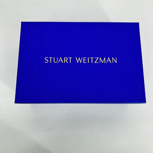 Stuart Weitzman Women's Semi Shine Rubber Sawyer Slides Sandals Size 8 - Picture 9 of 9